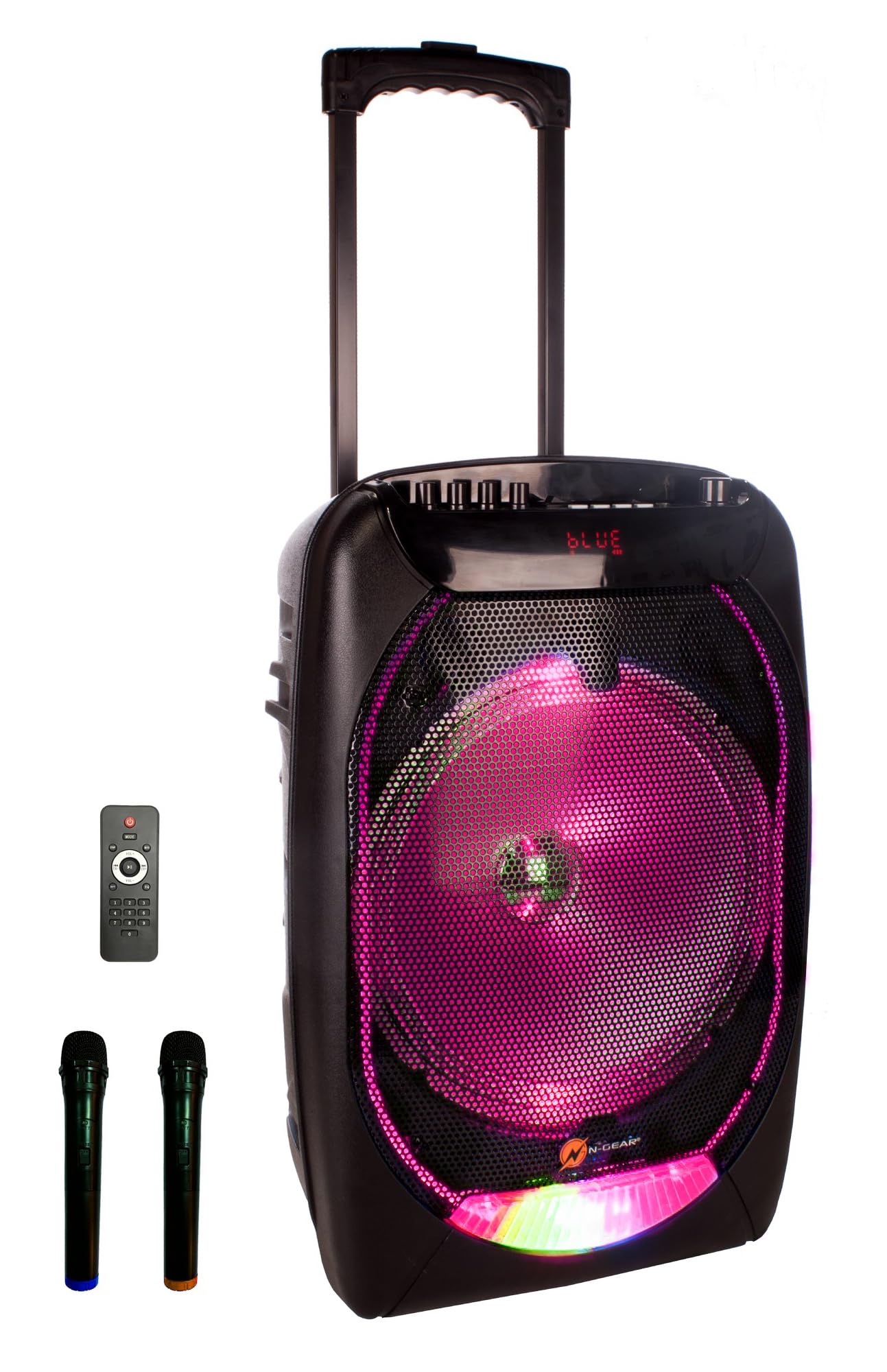 N-Gear Flash 1210 Speaker Sono Karaoke Bluetooth Mobile Trolley 300 Watt, MP3 Player, FM Radio, Autonomy 2 to 5 hours. Electronics & Photo