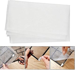 Complete Cuttable Air Vent Filter Set 15.7x13.8 Inch Electrostatic Media Filters for HVAC, Vents & Air Filters & Grilles to Reduce Dust(White)