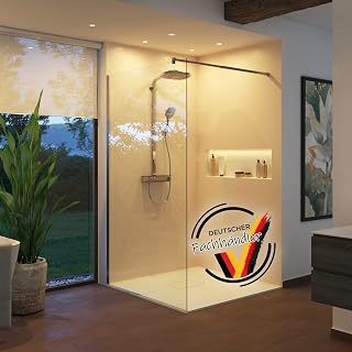 empasa Glas Duschwand Duschabtrennung Duschtrennwand für Walk-In Dusche