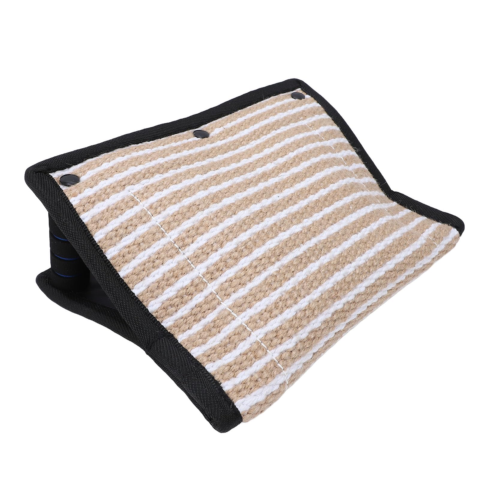 Almohada para Morder de, Juguete Interactivo de Yute Grueso para Entrenamiento y Obediencia de Perros Al Aire Libre, 1 Unidad (Negra)