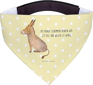 Mr. & Mrs. Panda Hundehalstuch L Esel - Geschenk, Halstuch Hund, Hundebandana, Lebensziel, zuversicht, Halstuch Für Welpen, Lebensglück, Hundetuch, product image