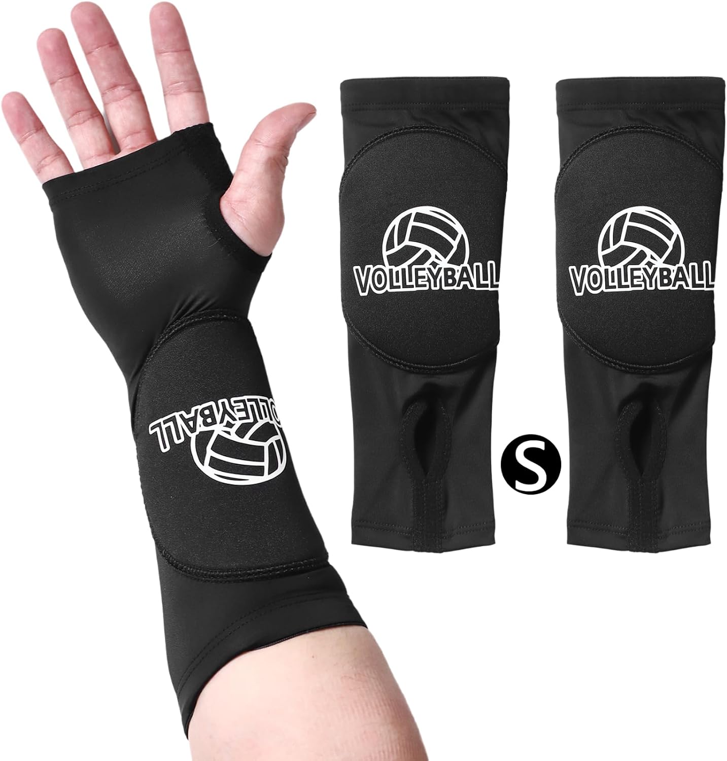 Volleyball Arm Sleeves For Girls Passing Forearm Sleeves With Protection Pads And