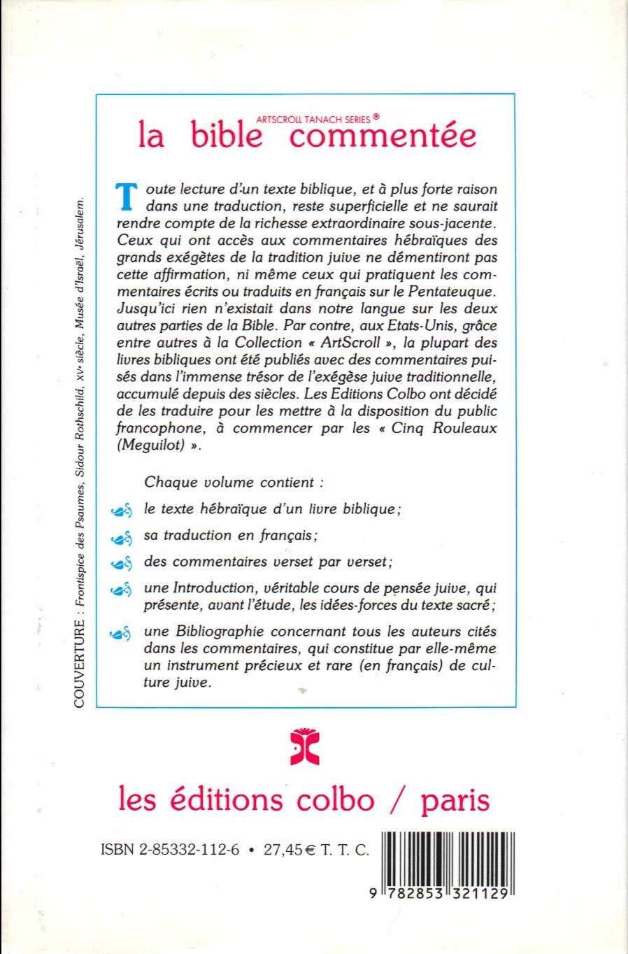 Tehilim / Les Psaumes: Volume 3 (Psaumes 56 à 85)