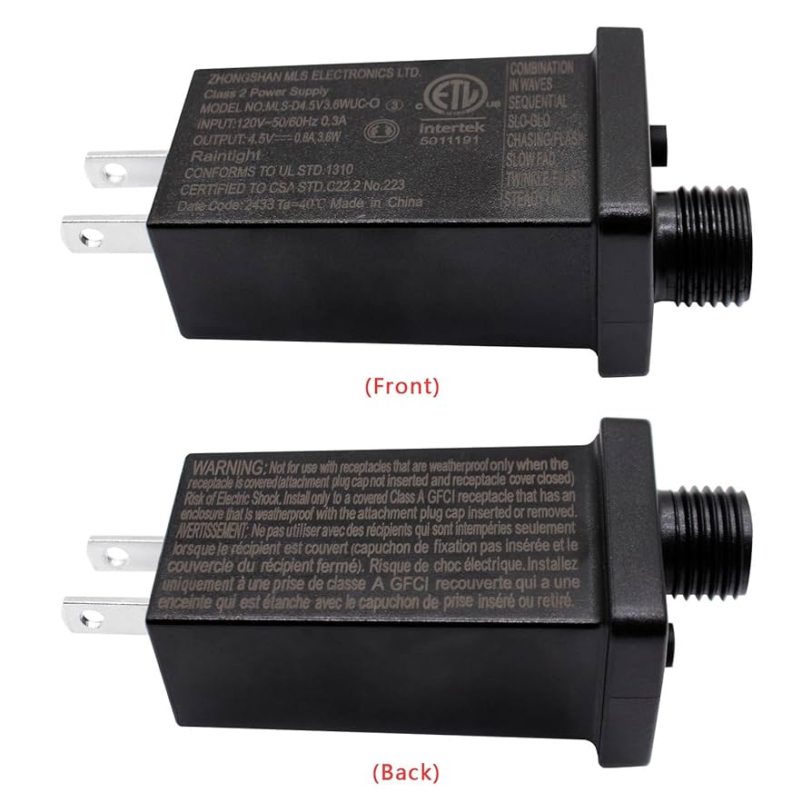 4.5V 3.6W LED Power Supply Low Voltage LED Transformer Class