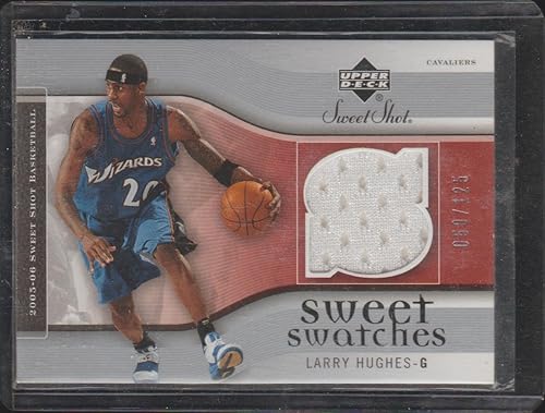 2005 Sweet Spot Larry Hughes Cav's Game Used Jersey Basketball Card #SW-LH