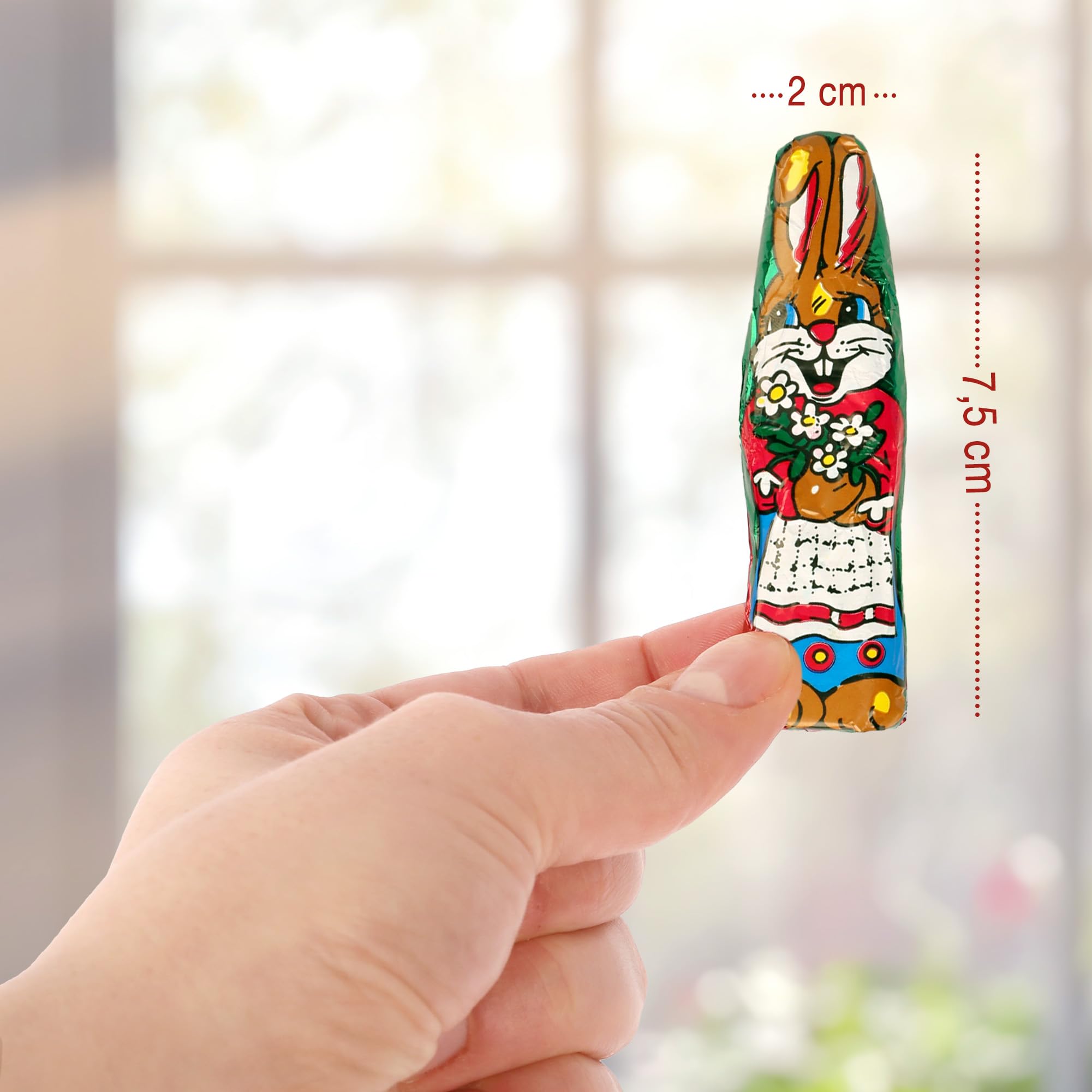 Storz Schoko Osterhasen Vorteilspack – 140 Stück à 5,5g – Schokolade einzeln verpackte Osterhase Schokolade – Ideal für Schulen, Kitas & Ostergeschenke