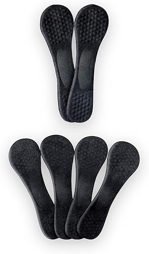 Miniatura 9 de CB - 4 pares de plantillas de soporte de arco, forro de gel de silicona invisible delgado, alivio del dolor de arco, alivio del dolor de pies,