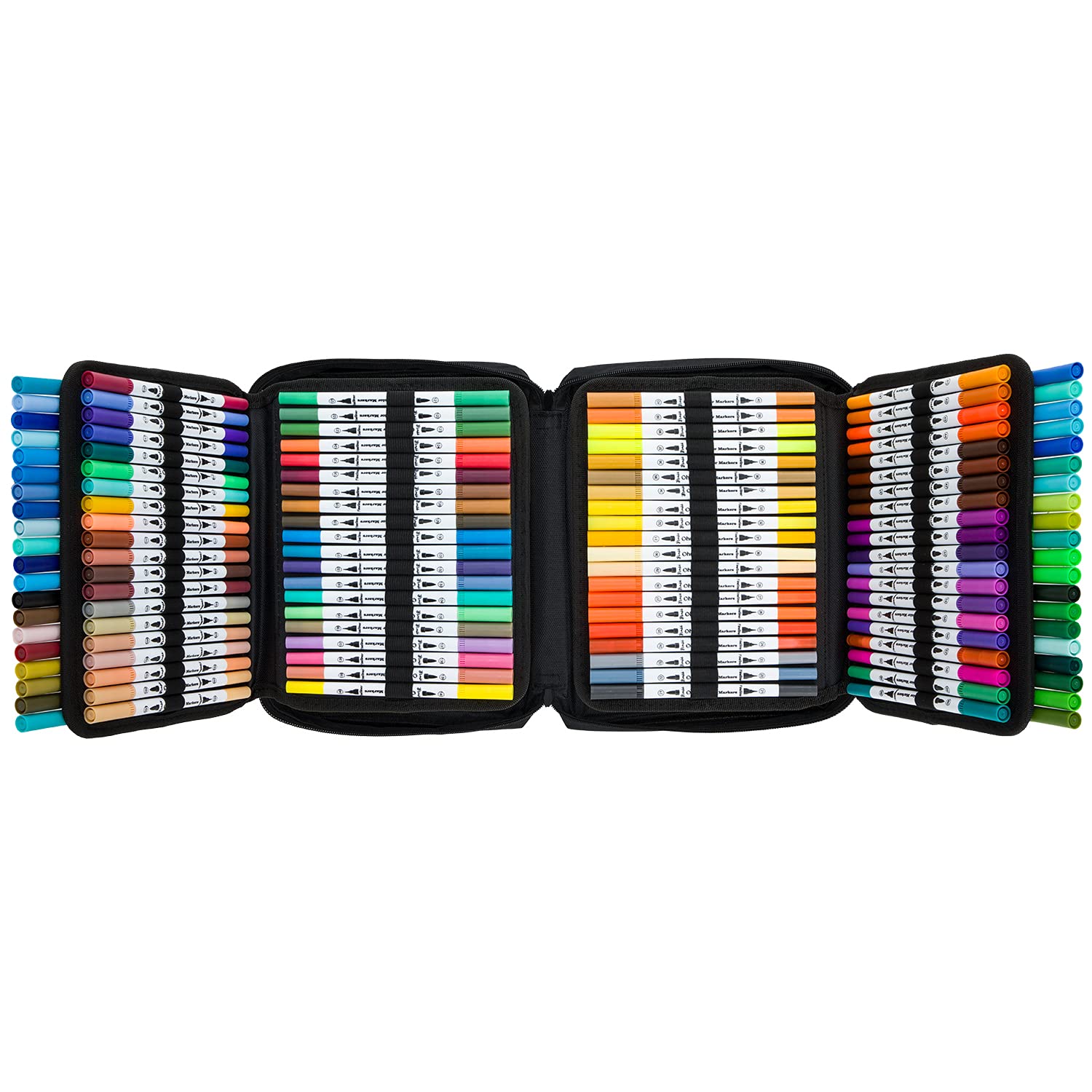 160 Colours Dual Tip Brush Pens, Ohuhu Felt Tip Pens, Water Based