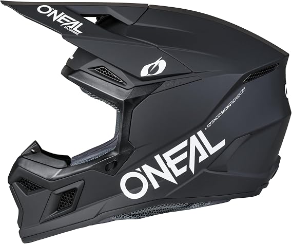 O'NEAL 3 SRS MX Helmet Adult Classic Black White Large