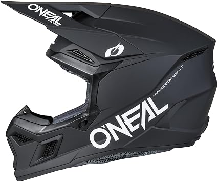 O'NEAL 3 SRS MX Helmet Adult Classic Black White Large