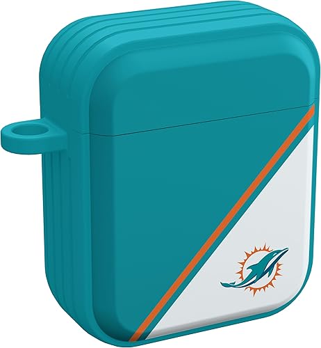 Miniatura 4 de Game Time Miami Dolphins HDX Champion Series Case Cover Compatible with Apple AirPods Gen 1 &amp; 2