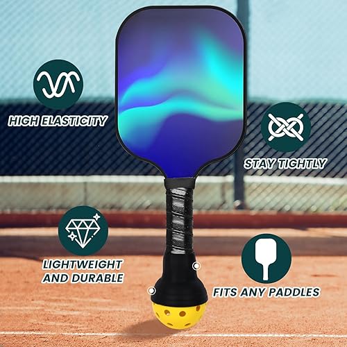 Miniatura 6 de 5 unidades de Pickleball Ball Retriever, recogedor de pickleball de silicona, agarrador de pickleball, ventosa de pickleballs para remo, recoge