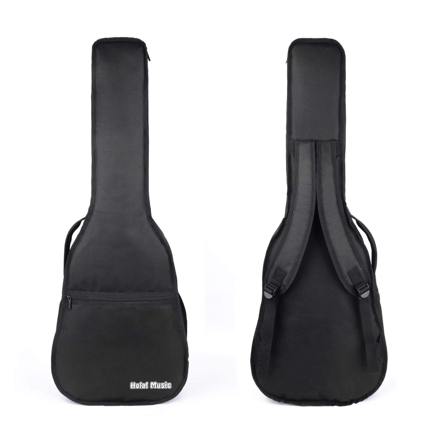 Gitara klasyczna z miękkimi nylonowymi strunami firmy Hola! Music, połowa 3/2 rozmiaru 81 cm dla dzieci (model HG-34GLS), naturalne wykończenie z połyskiem - darmowa wyściełana torba Gig w zestawie