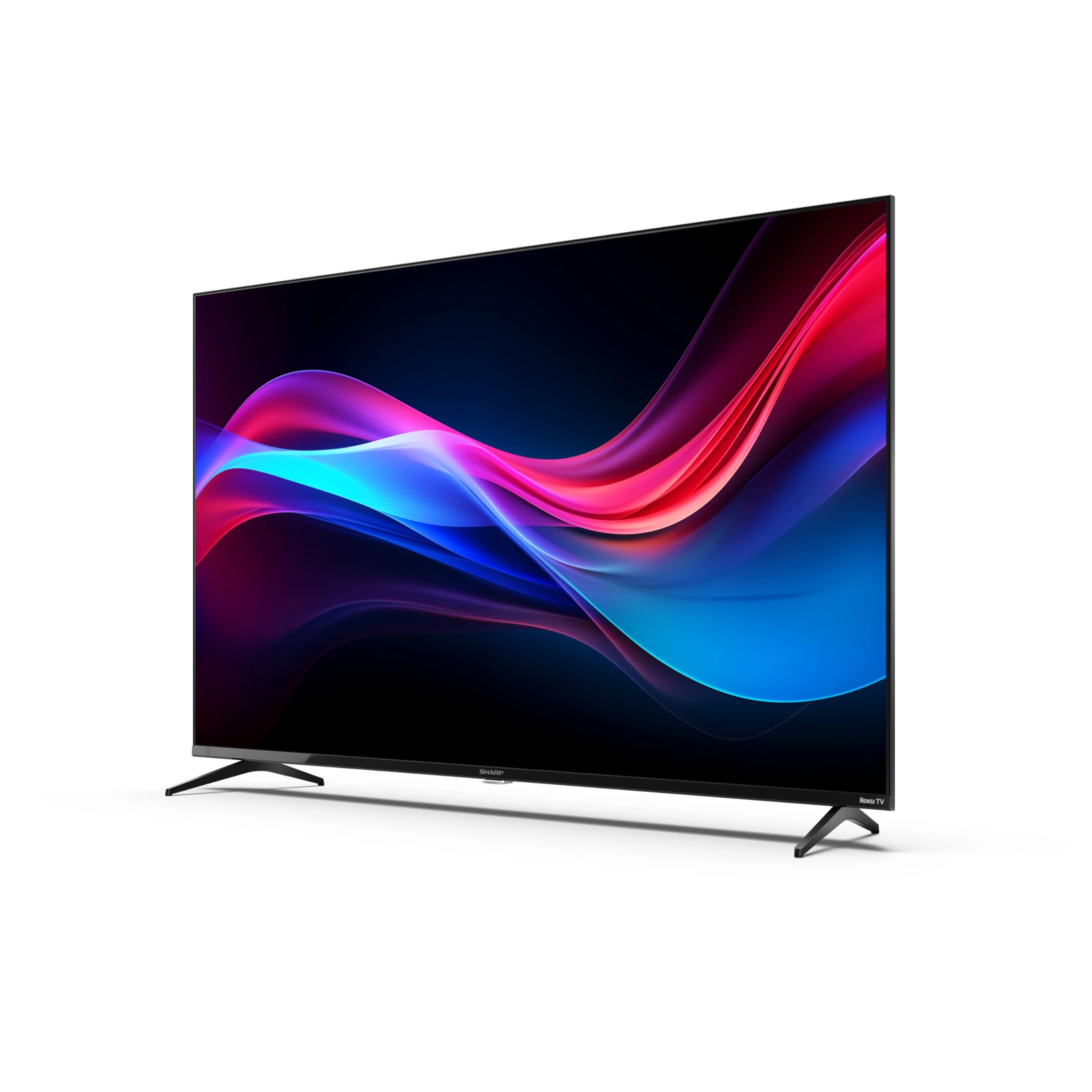 SHARP 55GJ4225E - 55 Zoll Fernseher 4K Ultra HD Roku TV | 139 cm, Gaming & Streaming LED Smart TV, Ohne Rahmen, HDR10, HDMI 2.1, AV1-Codec, Receiver, WLAN