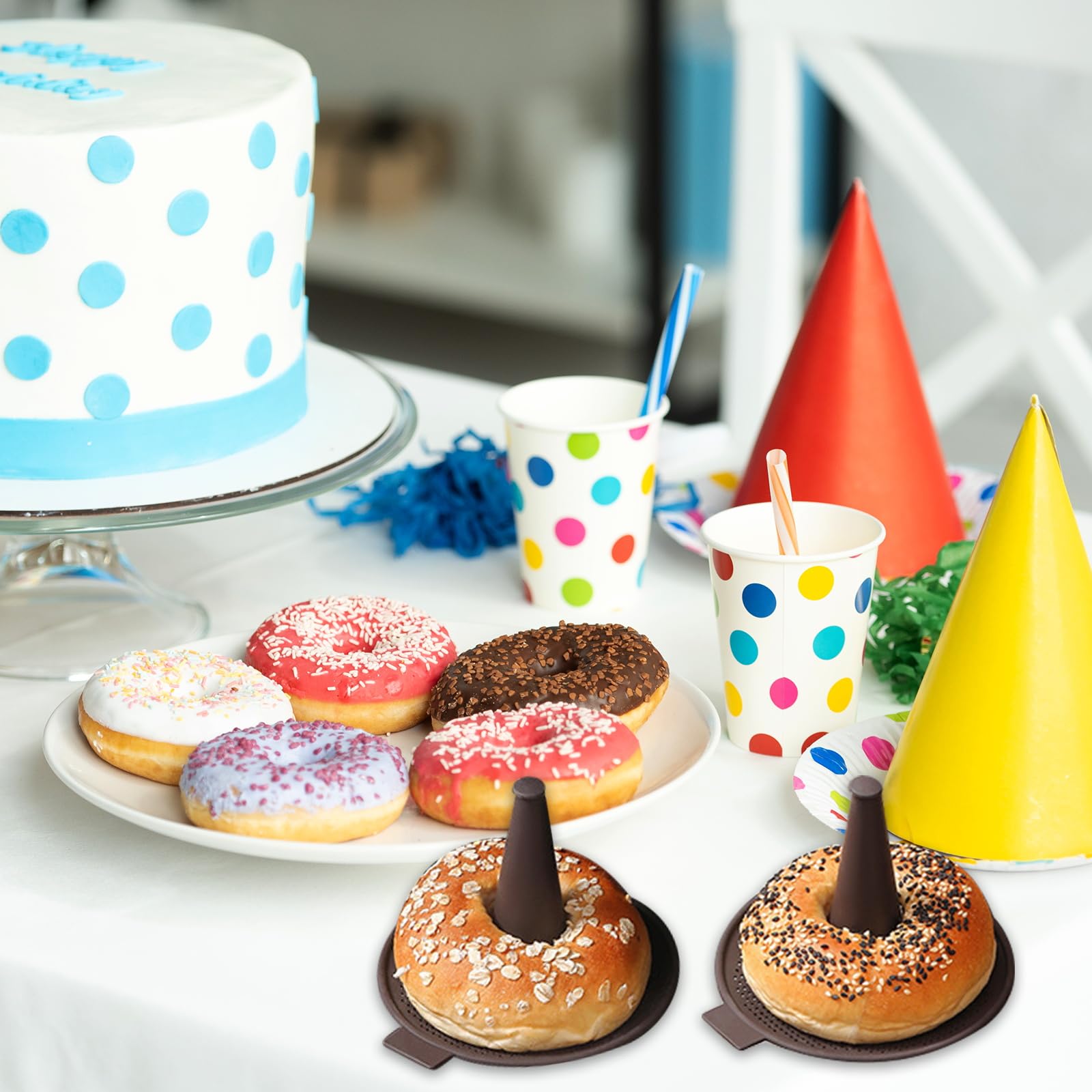 GOSHIES Bagel- und Donutbackform 6 Stück Silicone Molds conical Shape