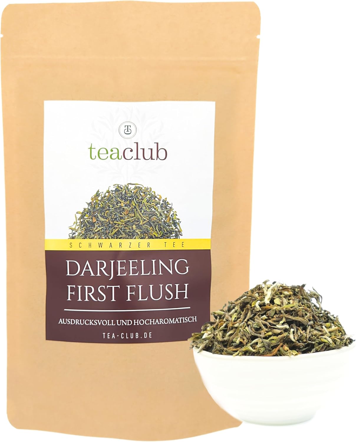 Darjeeling First Flush Zwarte Thee 100g, Darjeeling Thee FTGFOP1 Premium Kwaliteit TeaClub Zwarte Thee