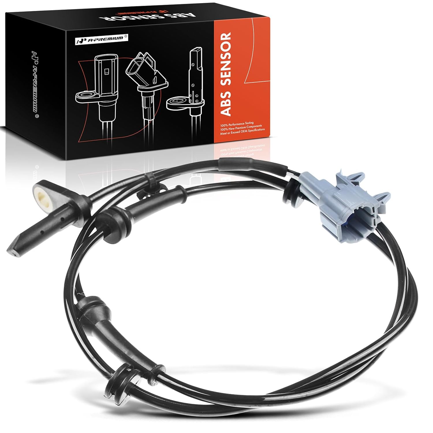 Sensor de Velocidade do Roda ABS Traseiro Direito A-Premium Compatível com Nissan Xterra 2005-2010/2012-2015 - Lado do Passageiro Traseiro, Substitui # 479009CA3A, 47900EA003