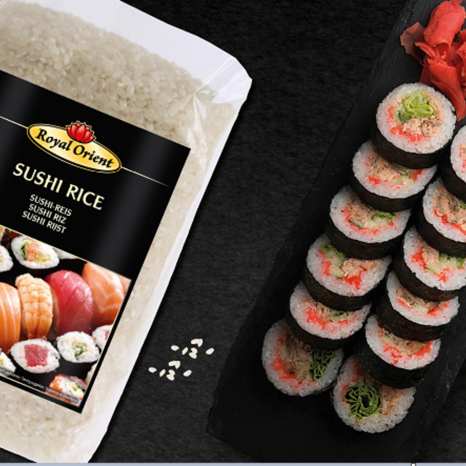 Royal Orient Sushi Reis - Multipack 10 x 1 kg Vorratspackung
