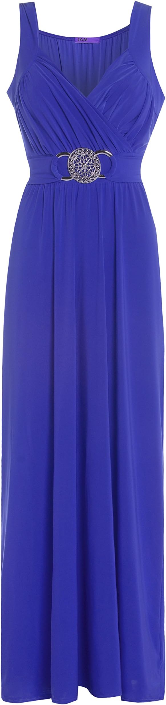 Formal Bridesmaid Gown Ball Party Cocktail Evening Prom Long Buckle Maxi Dress UK XL/XXL 20-22 Royal Blue