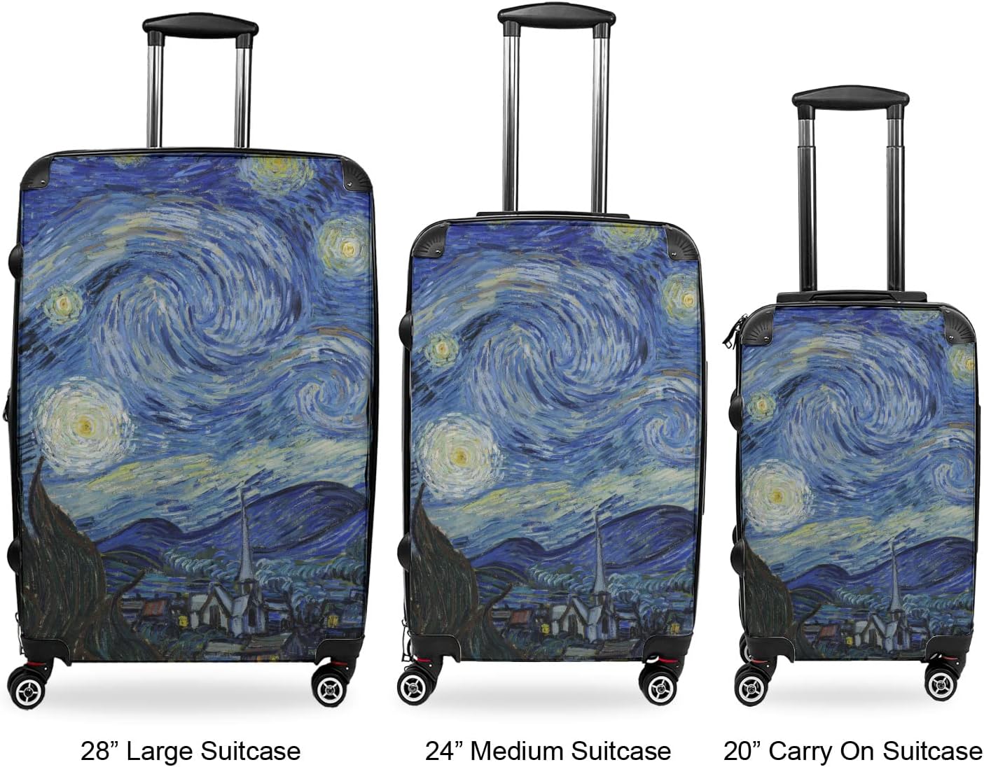 The Starry Night (1889) Suitcase - 20" Carry On