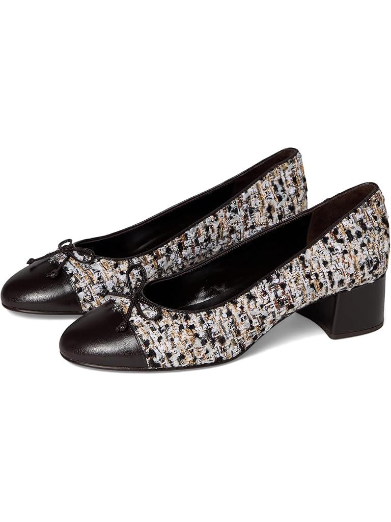 Black Tory Burch Cap-Toe Pumps 45mm