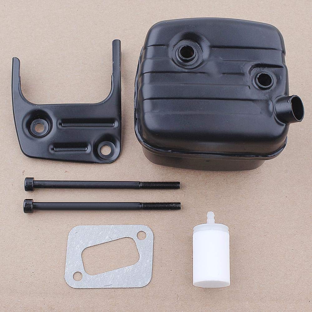 Console D'échappement Pour Tronçonneuse Husqvarna 340, 345, 346, 350, 353