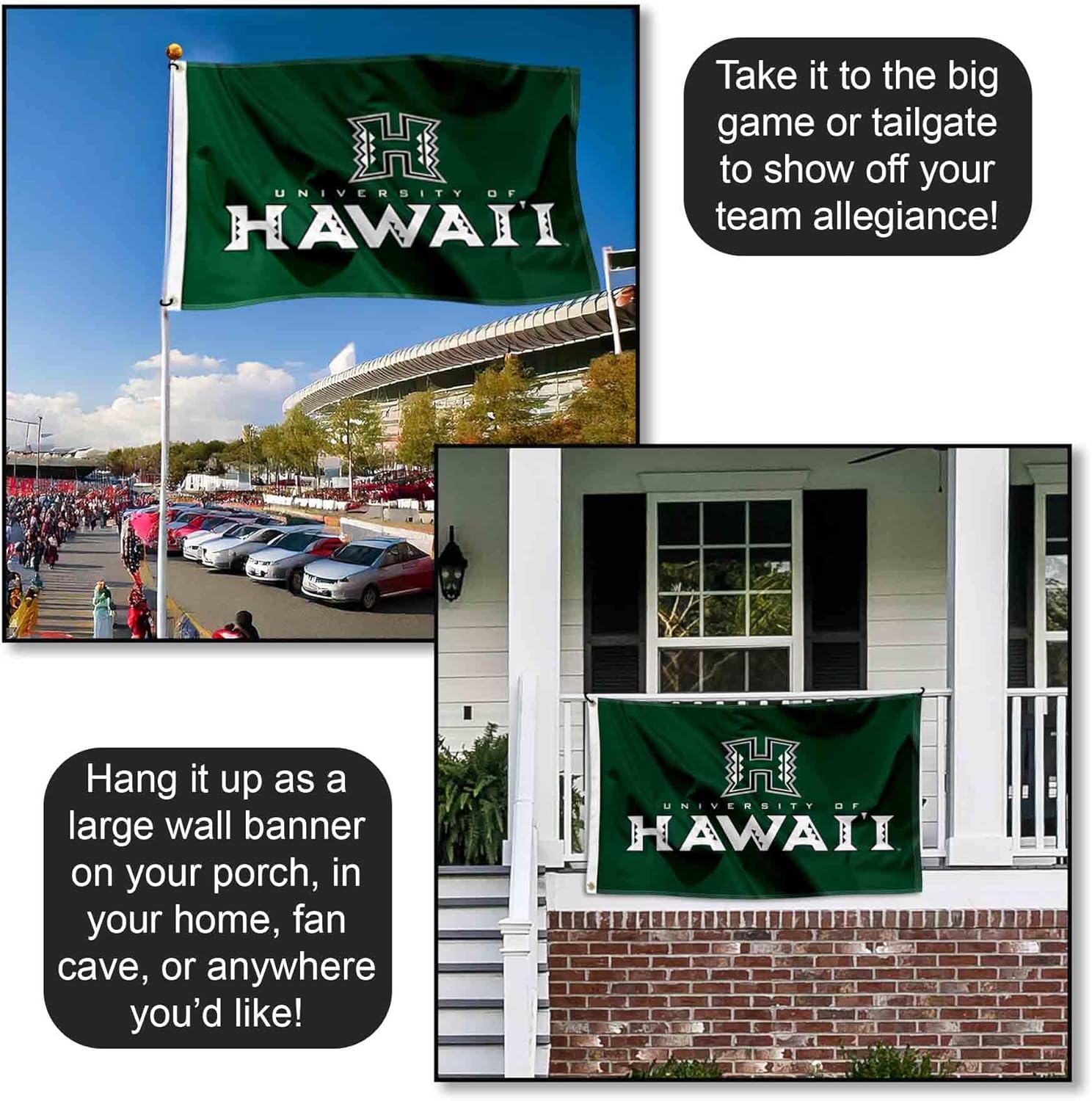 Hawaii Warriors Flag - Image 4