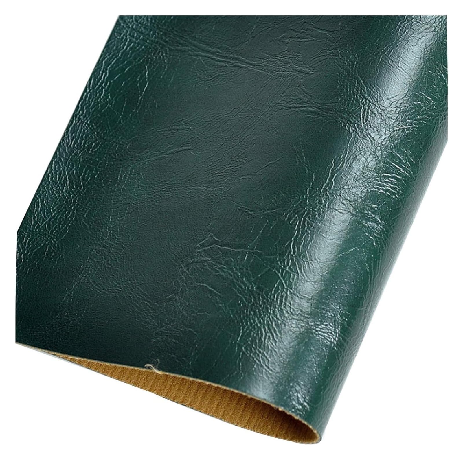 Waterproof Faux Leather Fabric， Oil Wax Leatherette Fabric 138cm x 1-40m for Upholstery Crafts DIY(1.38x4m)