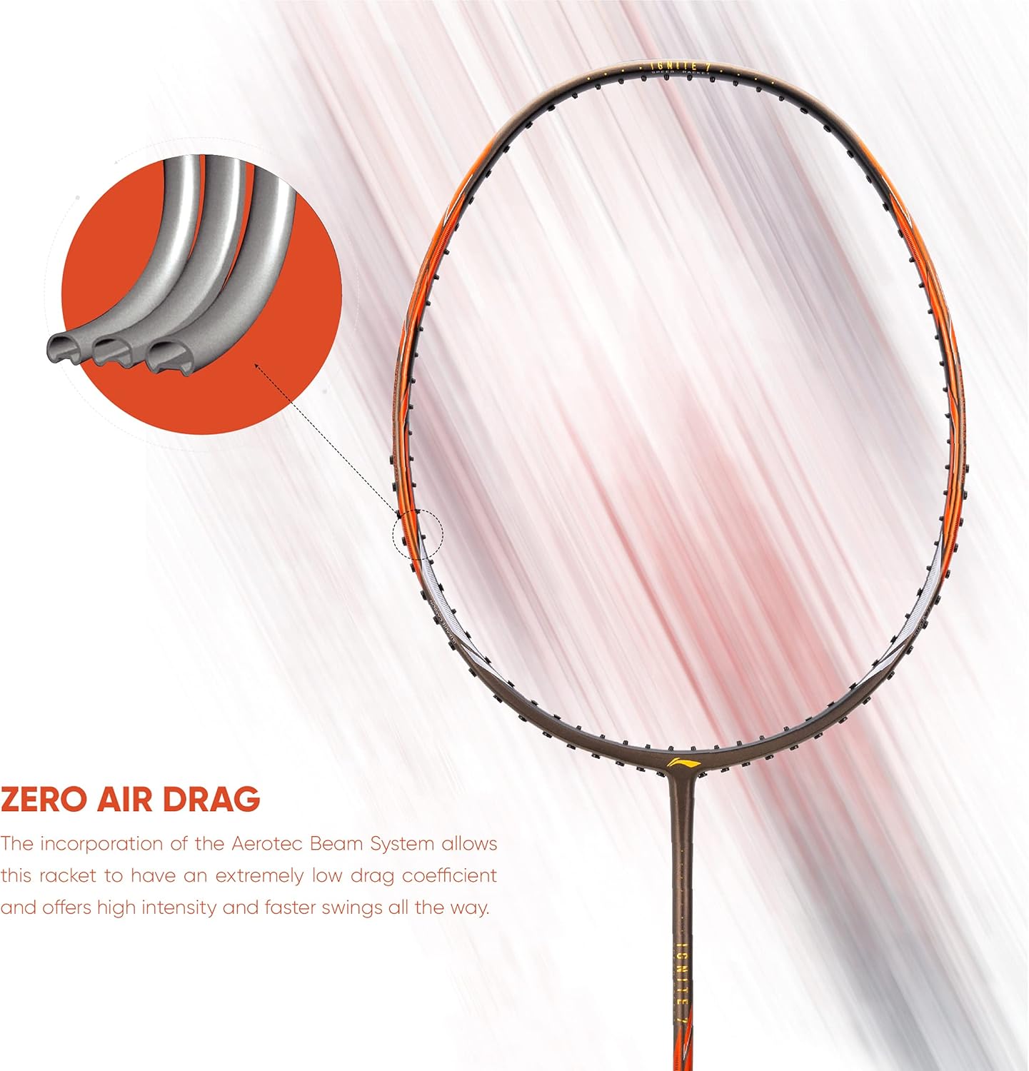 Li-Ning Ignite 7 (Speed Racket. 77 Grams)