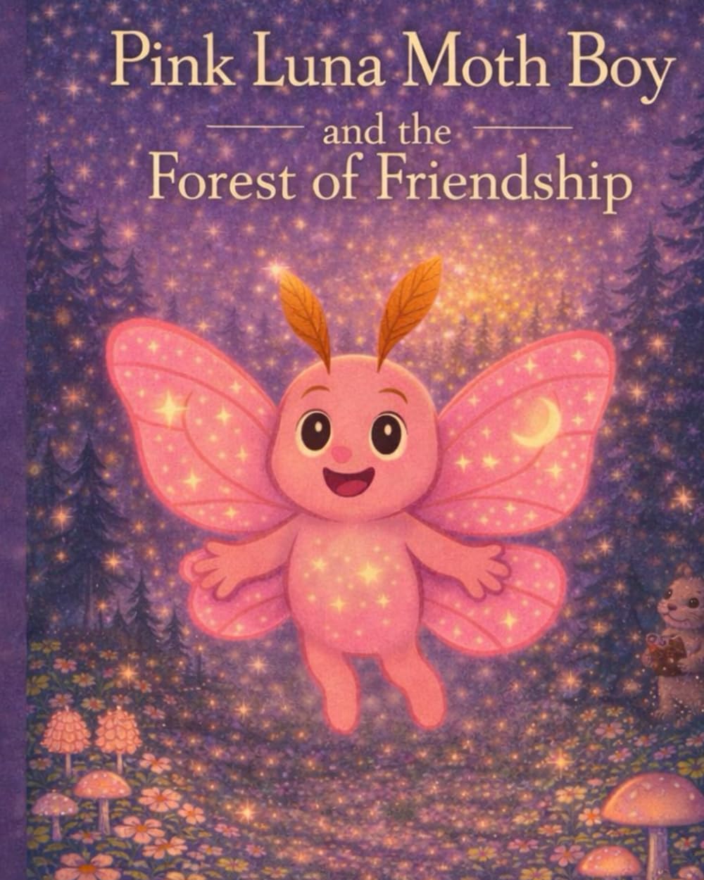 Pink Luna Moth Boy and the Forest of Friendship