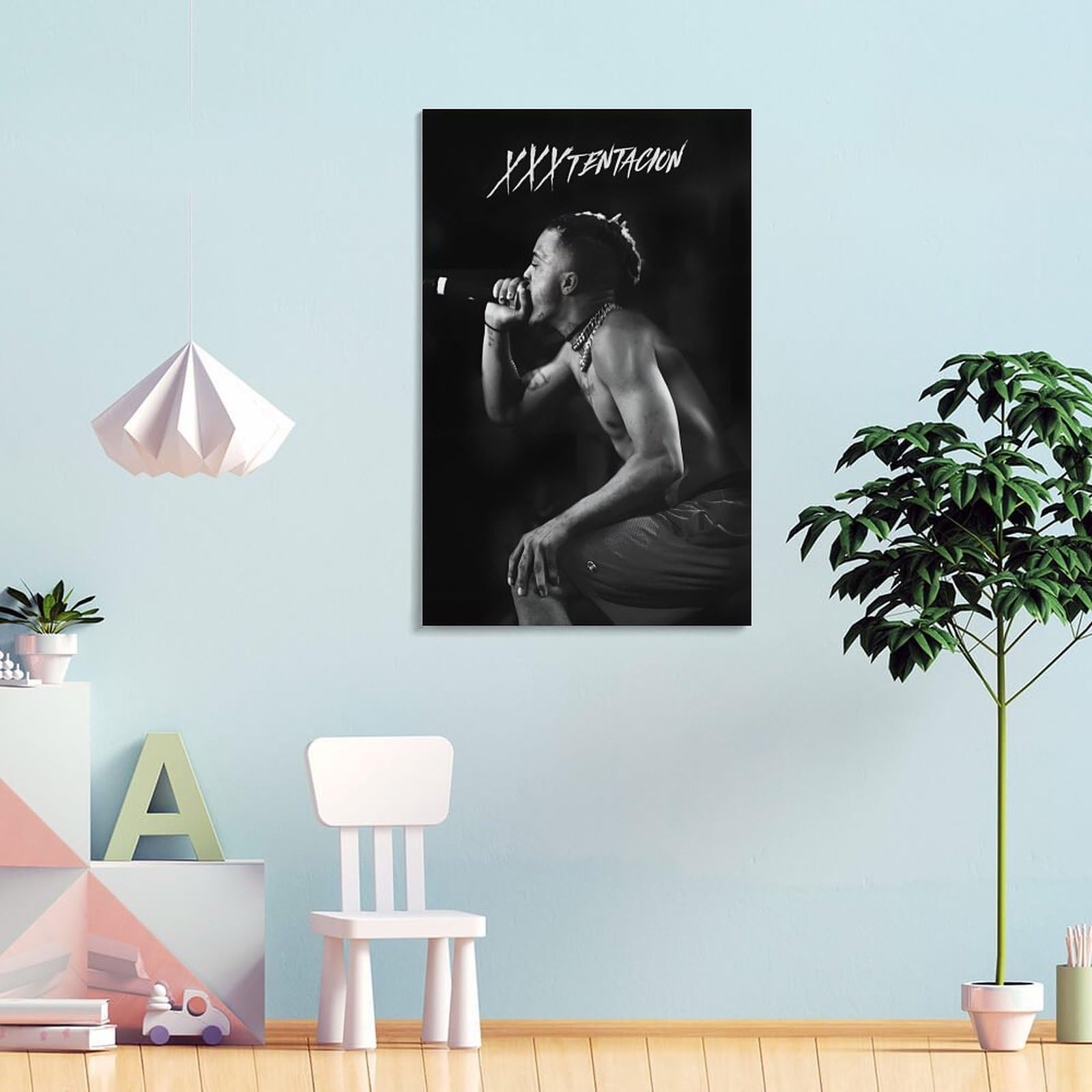 Amazon.co.jp: XXXTentacion キャンバスアートポスター 印刷 ポスター