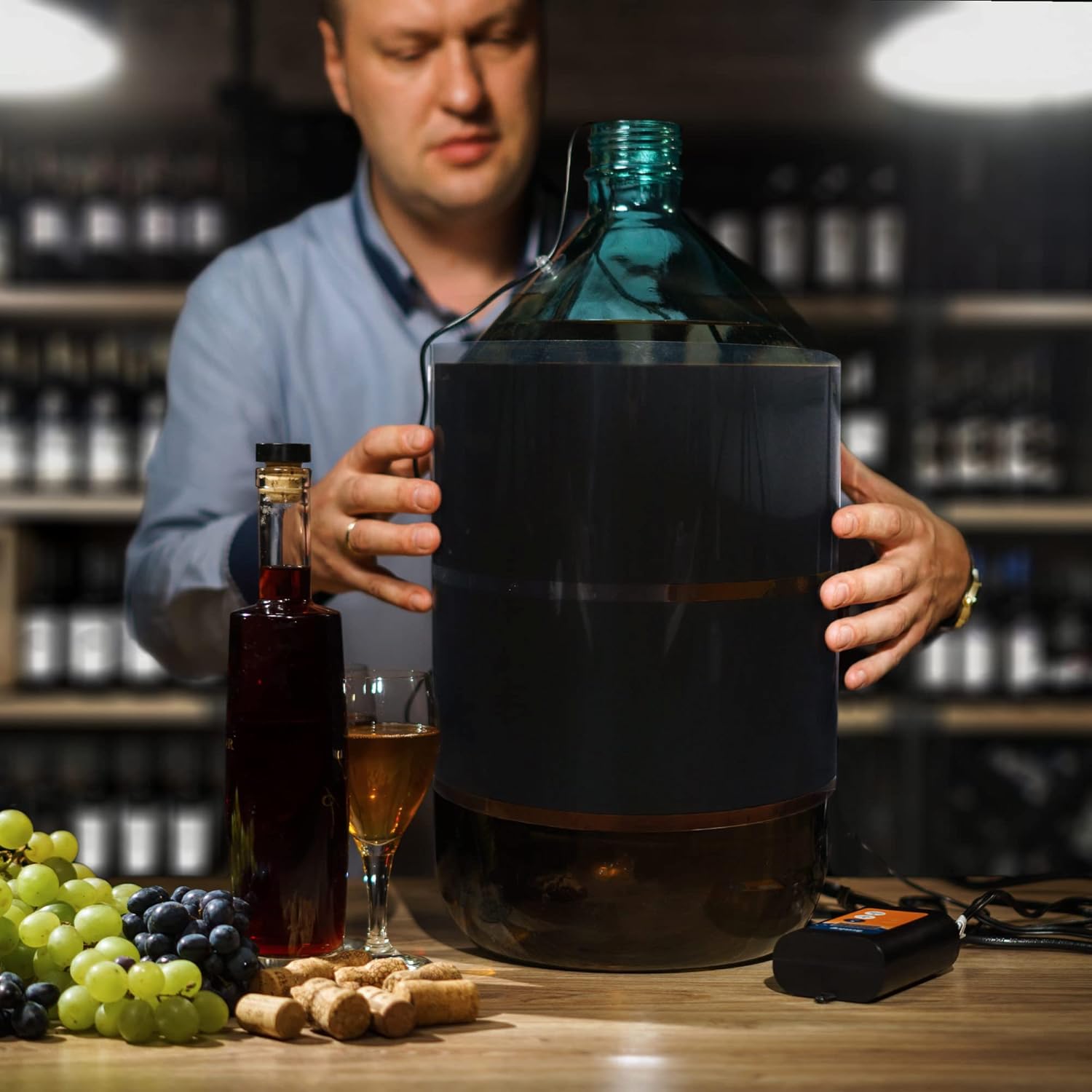 Buy Fermentation Carboy Heater with Thermostat Kombucha Heating Pad