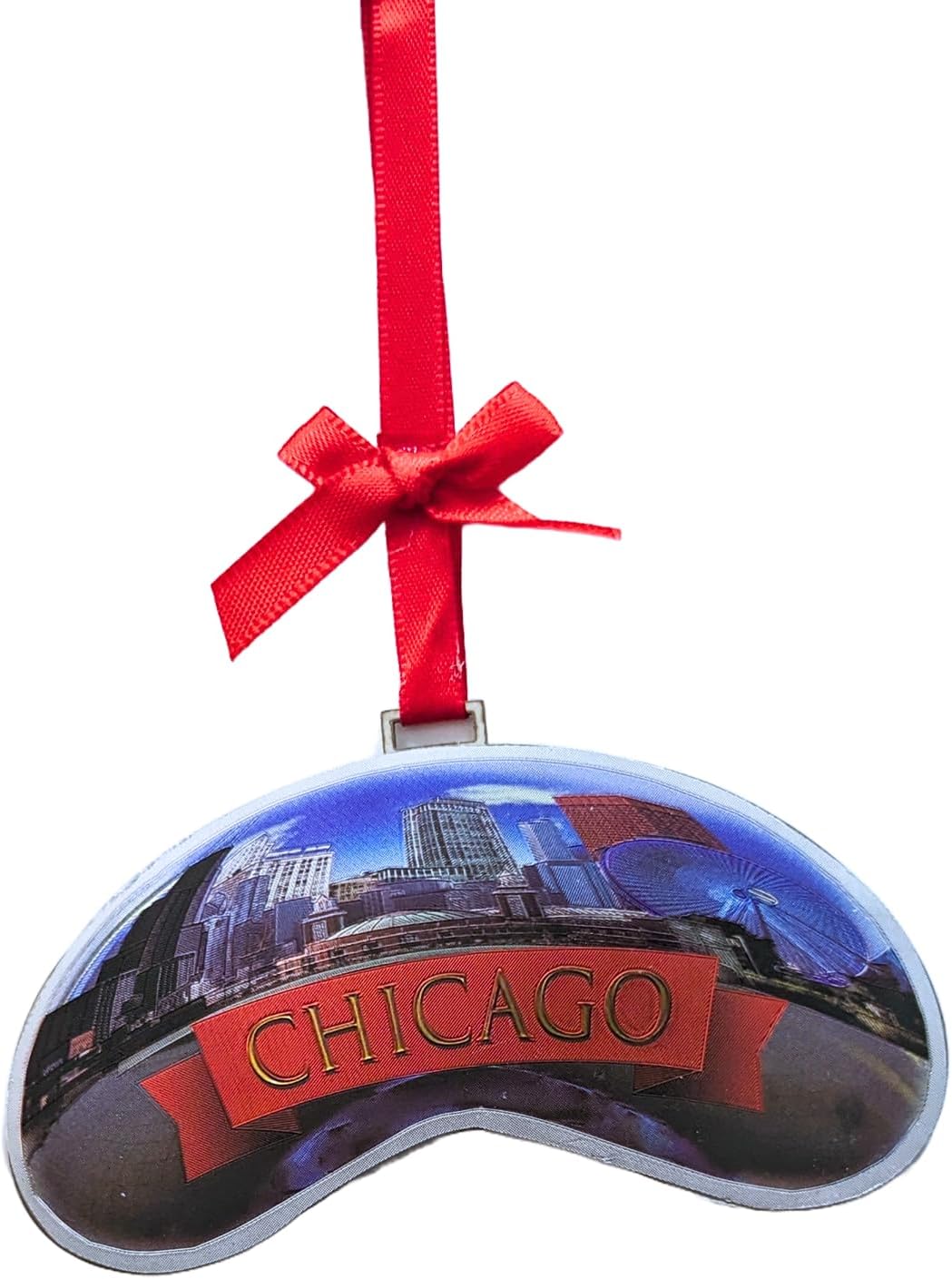 Amazon.com: Chicago Metal Bean Ornament : Home & Kitchen