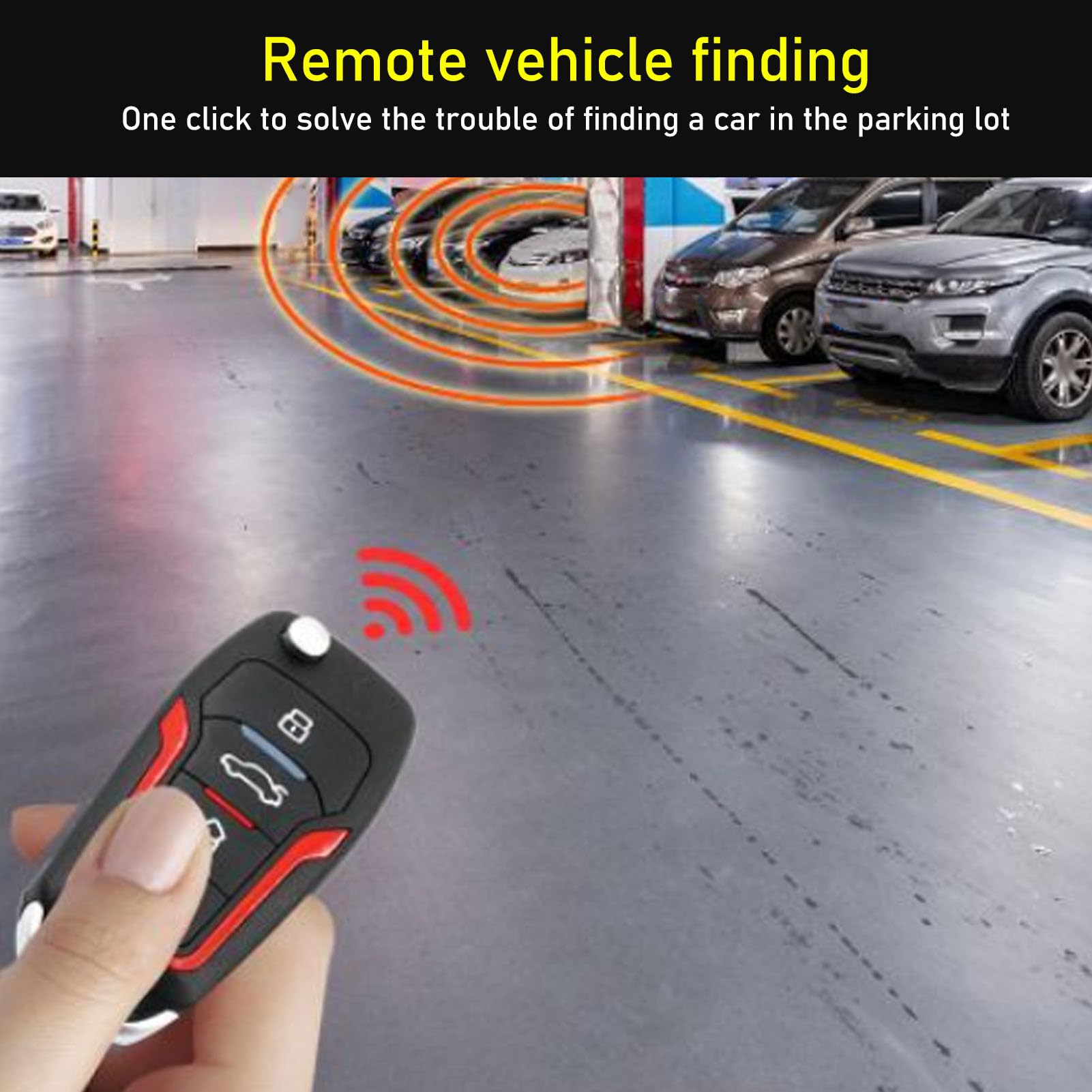DC12V Keyless Entry Car Alarm System Remote Engine Start Stop Kit Push Start Button Remote Start Starter Car Security Alarm System Universele Antidiefstaloplossing voor