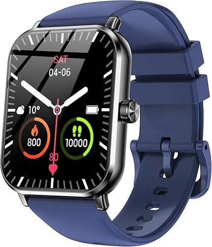 Reloj inteligente con pantalla táctil HD de 1.83 pulgadas con llamadas Bluetooth, 5 ATM impermeable, más de 130 modos deportivos, seguimiento de