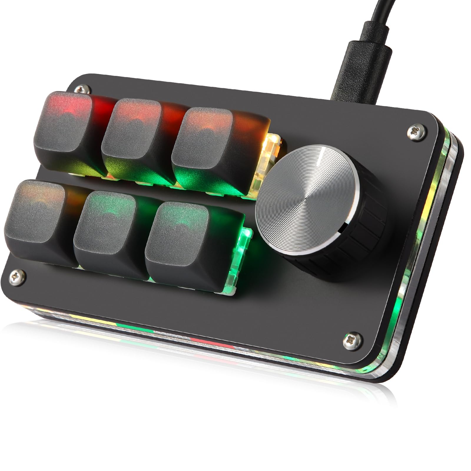 Amazon | Koolertron 左手デバイス マクロキーボード ノブ付け 片手