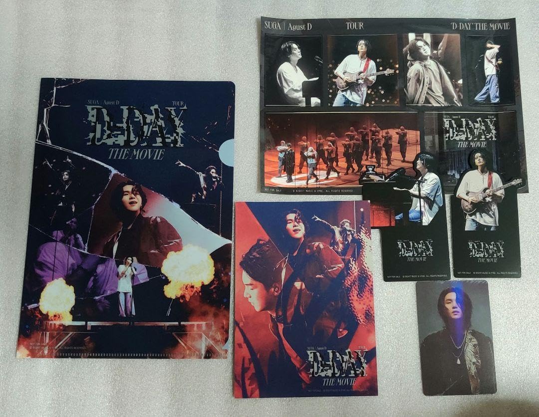 BTS SUGA AgustD D-DAY 映画 全入場者特典コンプセット BTS SUGA AgustD D-DAY 映画 全入場者特典コンプセット BTS SUGA