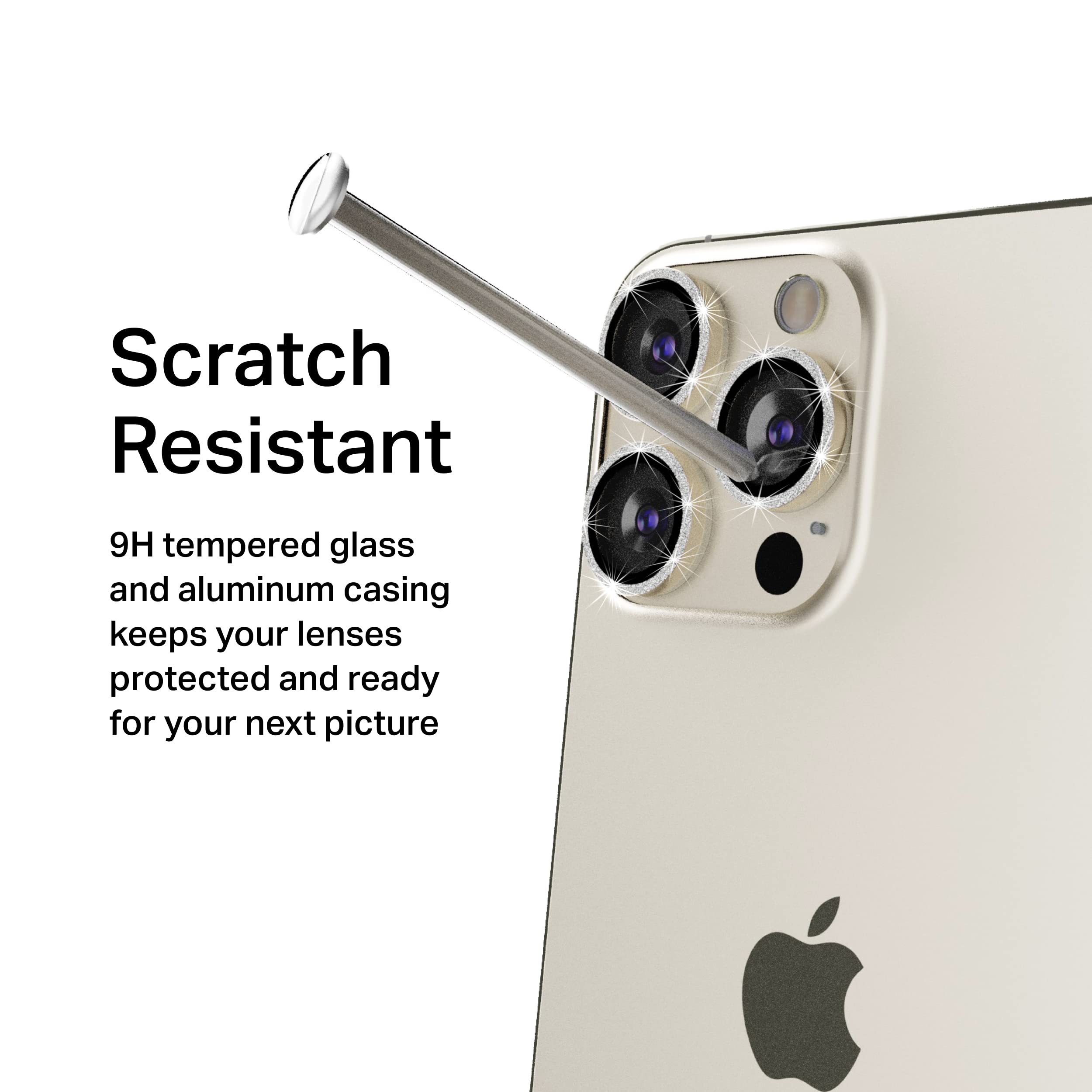 Apple iPhone 13 Pro グラファイト ※レンズ曇り有 トリニティ iPhone 13 Pro Max [PicPro] クリア レンズ保護