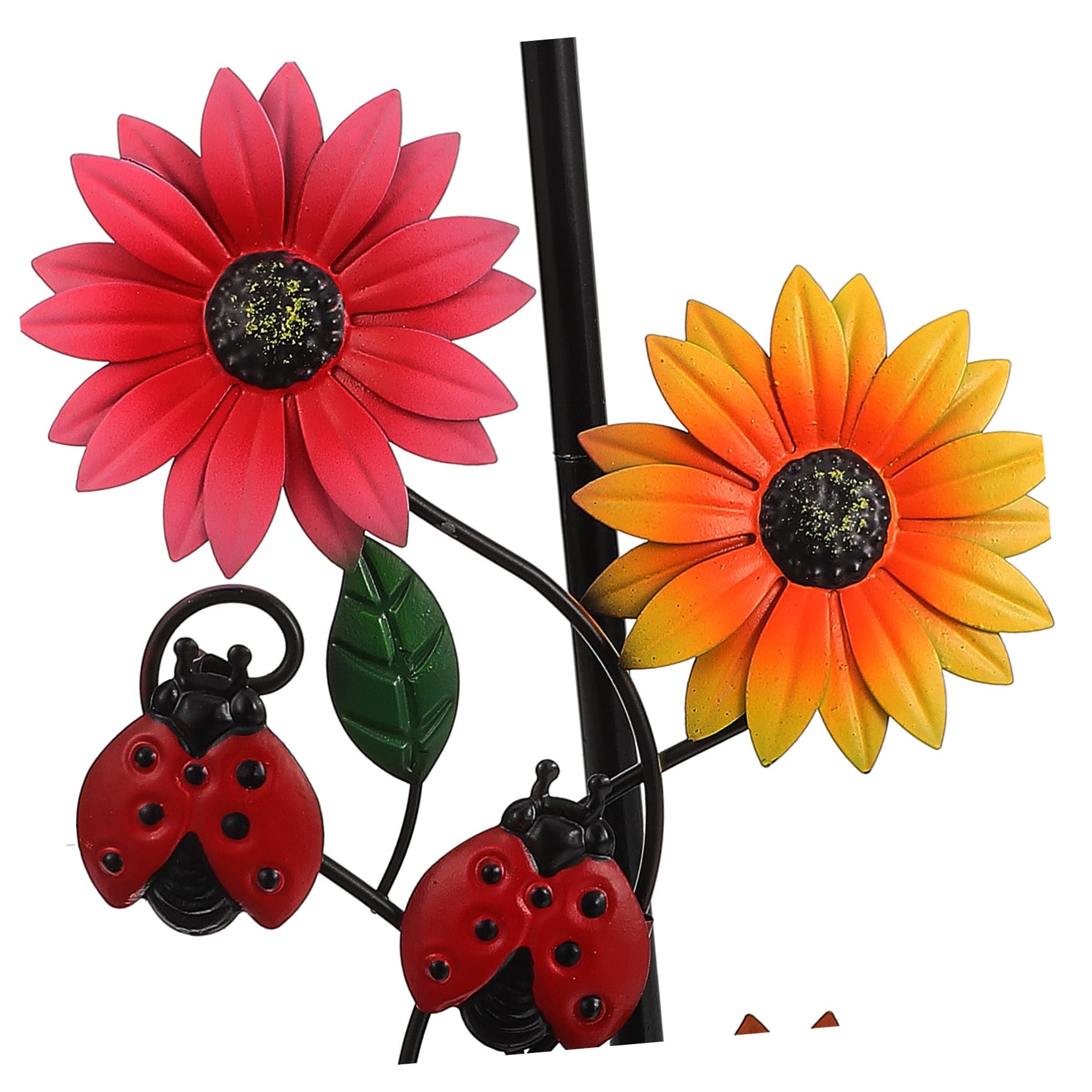 SHINEOFI Portarotolo in Ferro a Forma di Girasole, Supporto Verticale Stabile per Cucina e Salotto, Facile da Spostare, Decorazione Elegante
