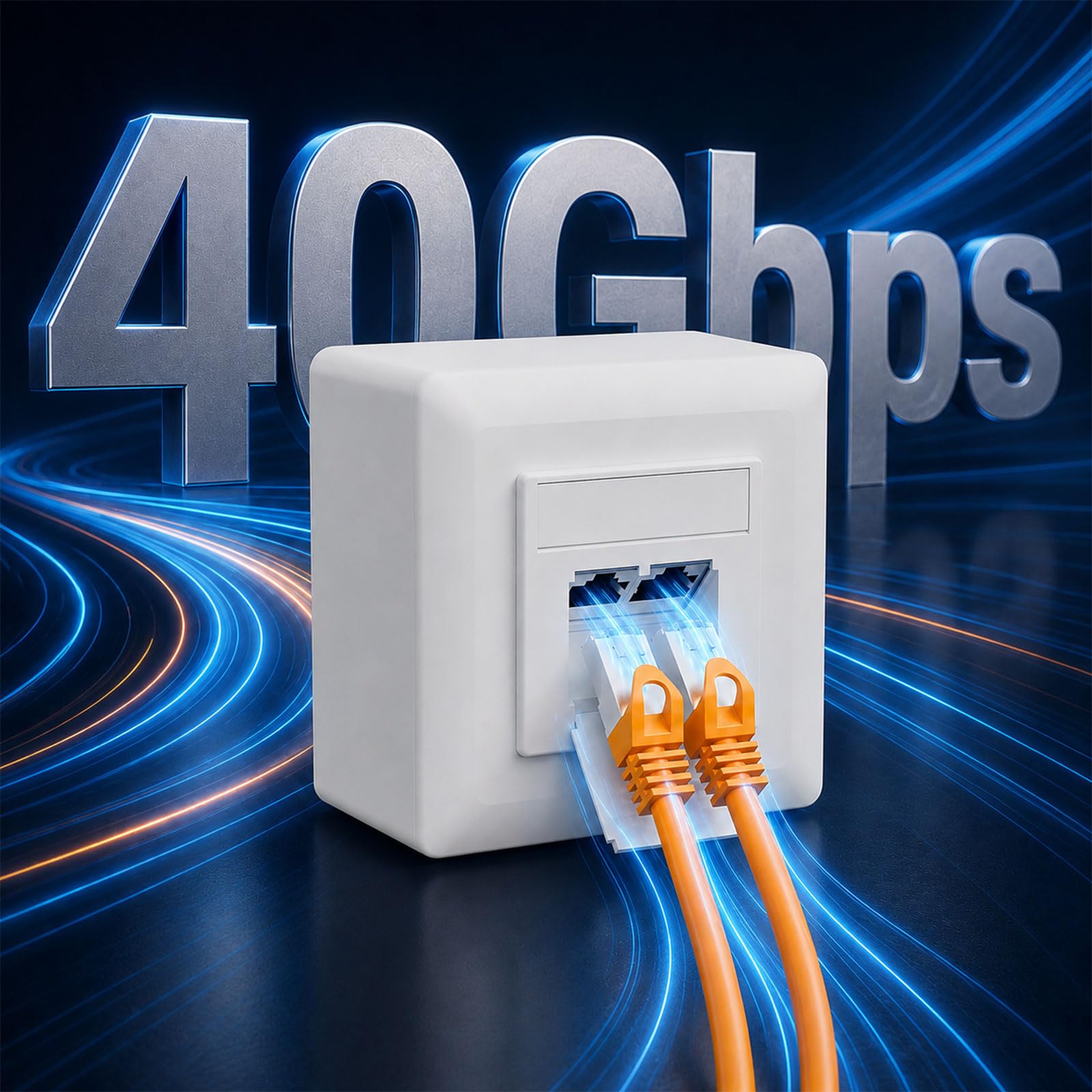 iwillink 10 enchufes de red universales CAT8 de 2 puertos, RJ45, apantallado o empotrado, EIA/TIA-568-A/B 8P8C, Ethernet de 40 Gbit/s, POE+, compatible con CAT8, CAT7, CAT6a, CAT6, color blanco