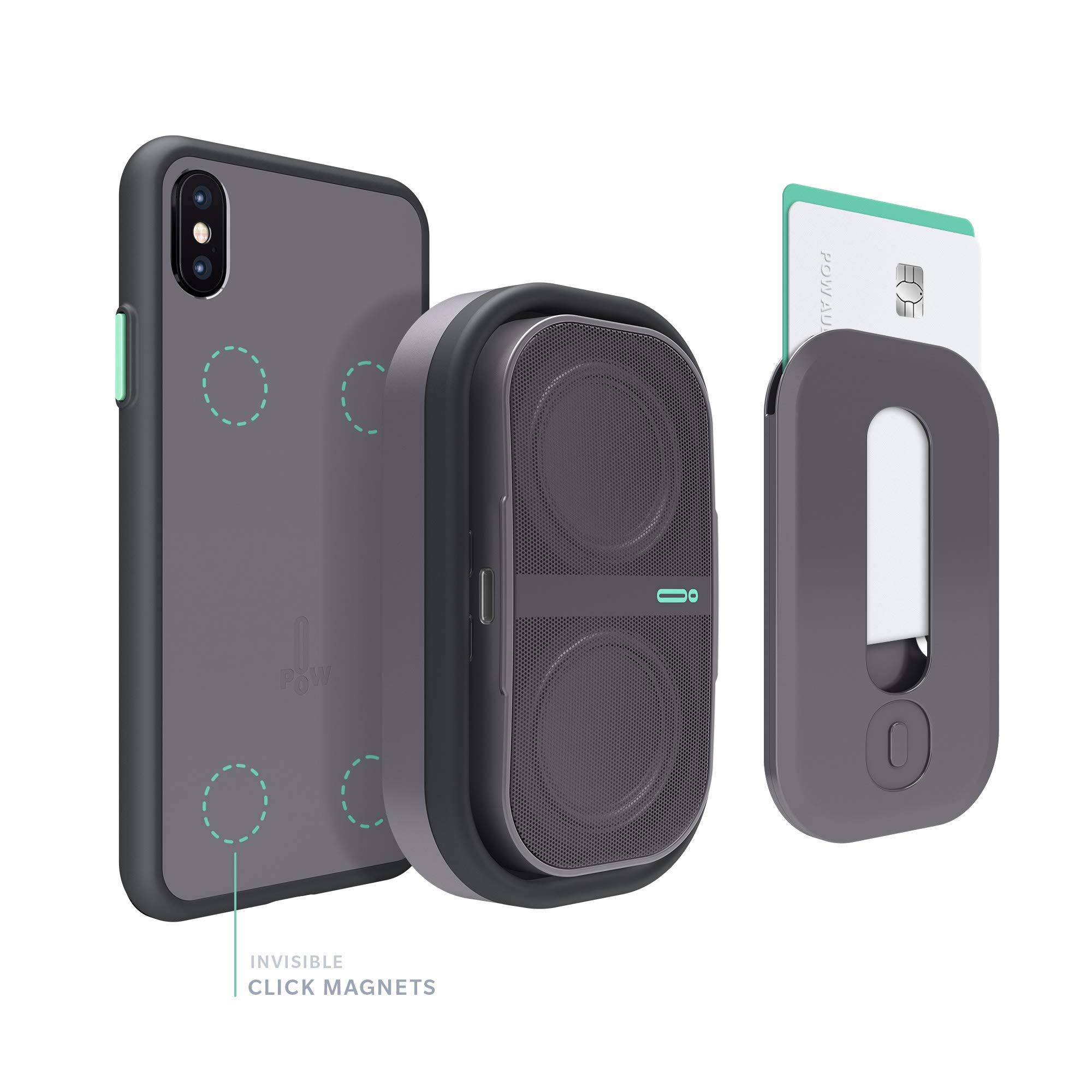Amazon.com: POW Click Case for Mo Expandable Wireless Speaker, Compatible with iPhone 7 & 8, Graphite : Electronics Amazon.com: POW Click Case for Mo Expandable Wireless Speaker, Compatible with iPhone 7 & 8, Graphite : Electronics