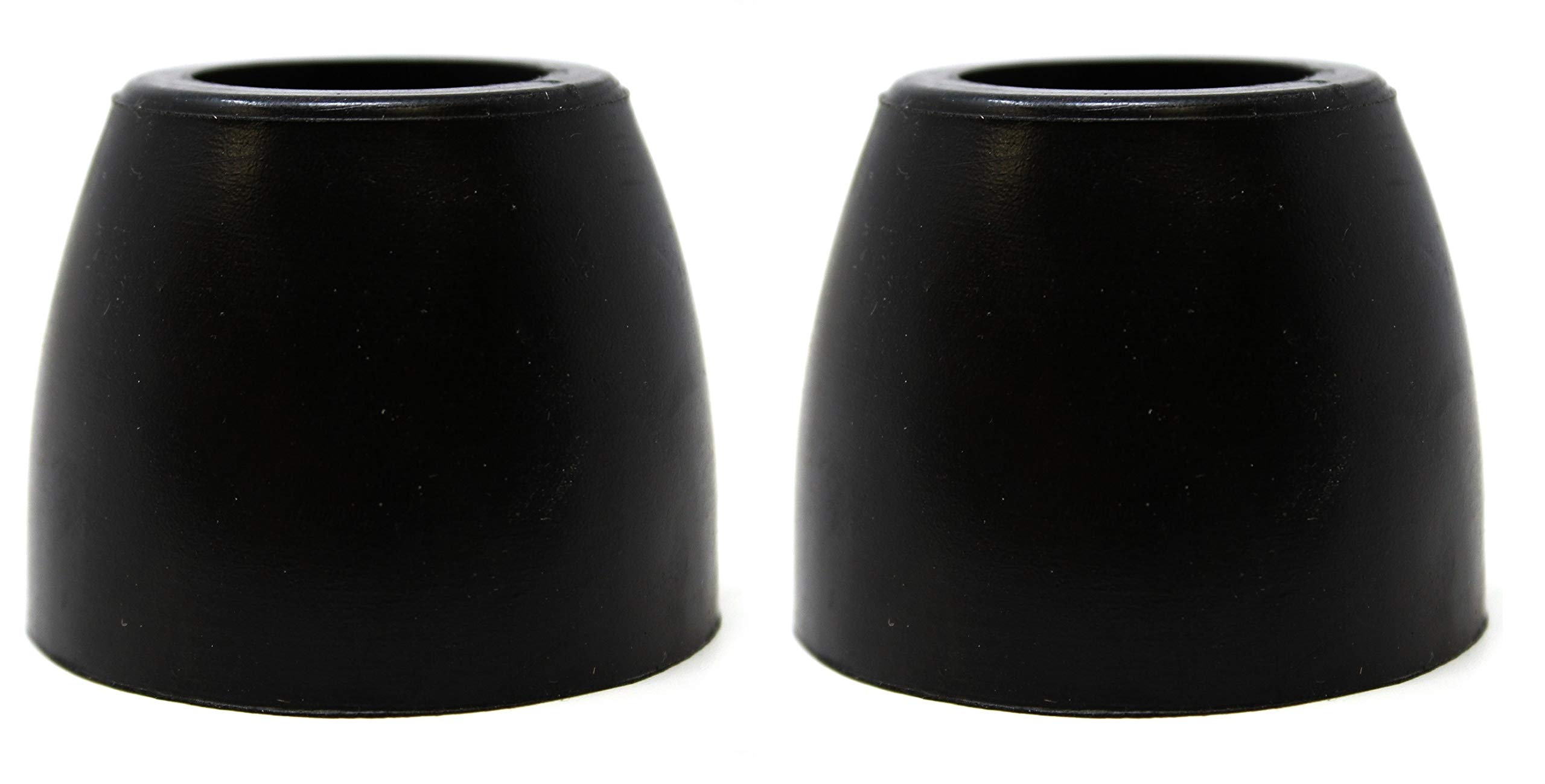 JSP Manufacturing 2-Pack Cargo Trailer Truck Replacement ramp Door Rubber Bumper Stop Cone 2" Tall