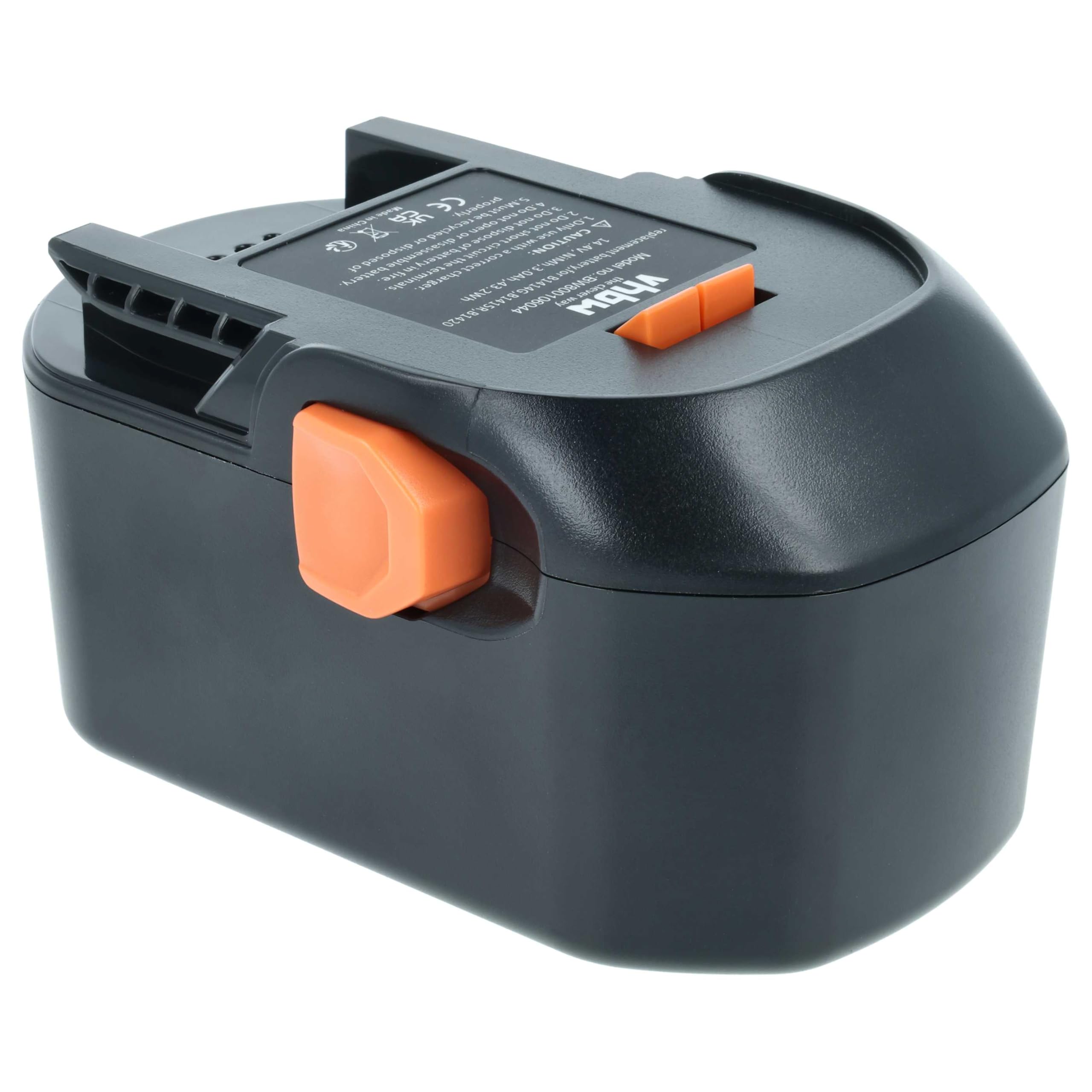 vhbw 3 x akumulator zamienny do Würth 0700980420, 0700980425 do narzędzi (3000 mAh, NiMH, 14,4 V)