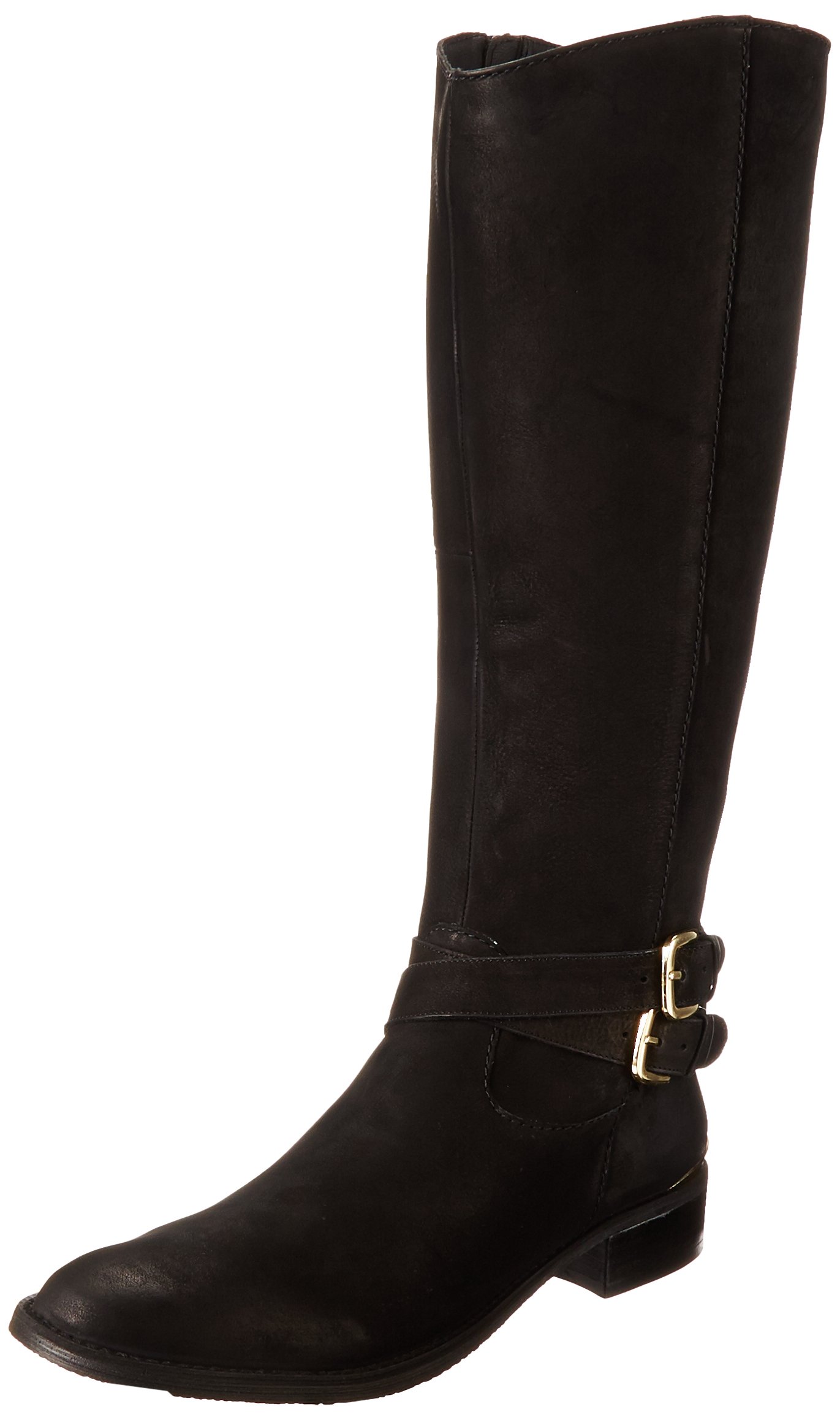 Steve Madden Women's Avilla, Black Leather, 9 M US