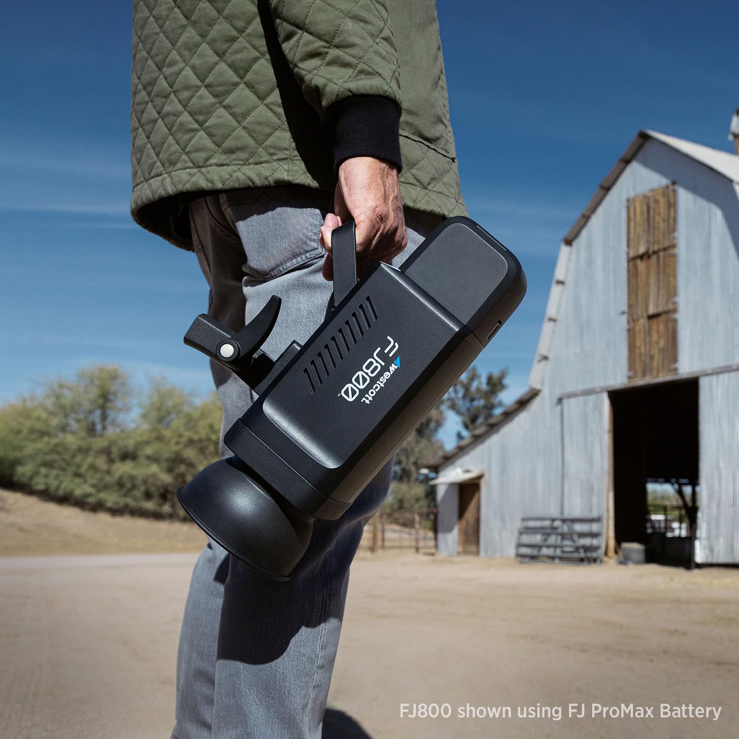 Westcott FJ800 Touchscreen Strobe with FJ Pro AC/DC Battery (800Ws) TTL HSS AC/DC Powered 250+ Full Power Flashes (US/CA Plug)