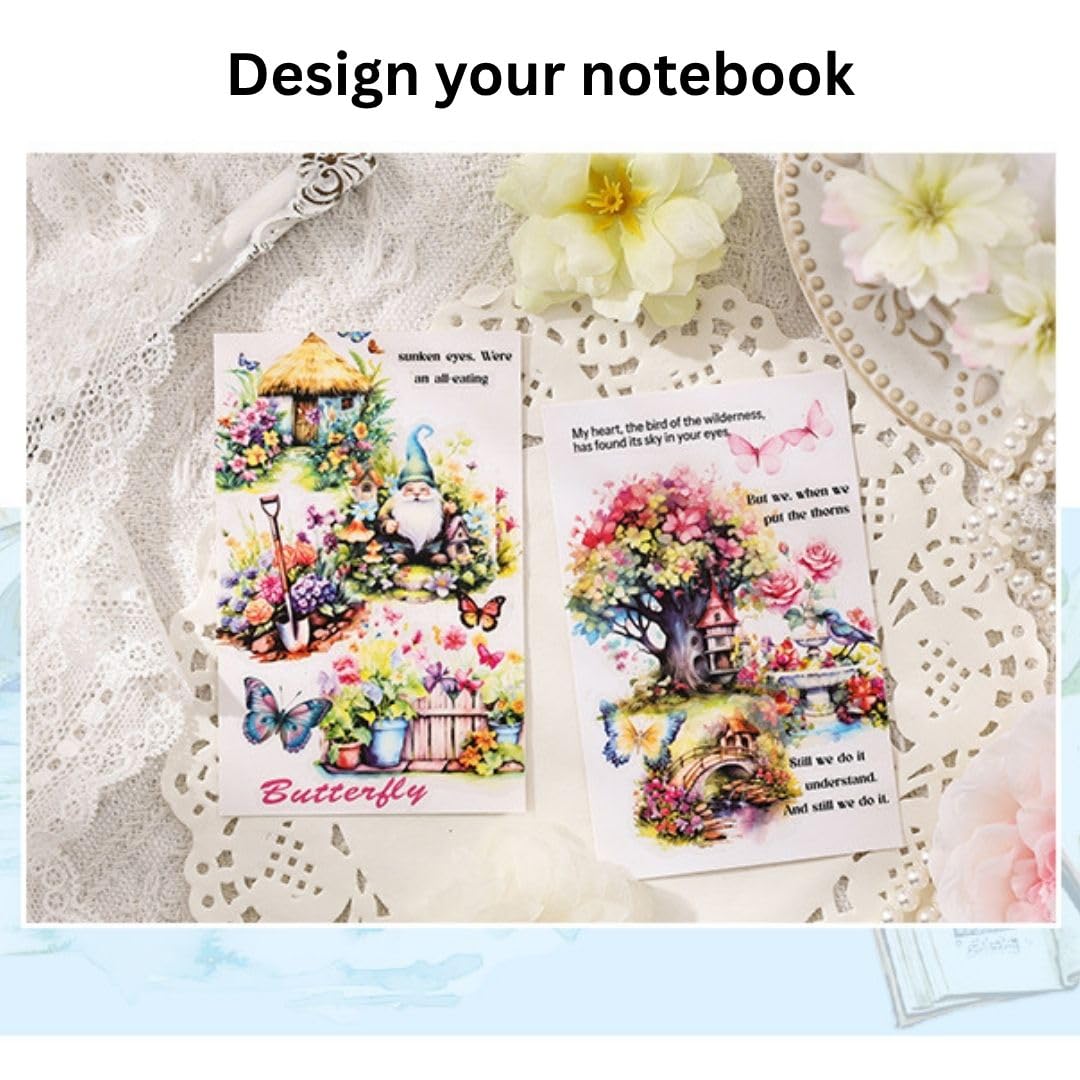 KmCho Kawaii Stickers Set for Kids and Teens, Creative Stickers Set for Scrapbooking and Journaling, Cute Waterproof Vinyl Decals for Laptops, Water Bottles, Notebooks, Crafts 3