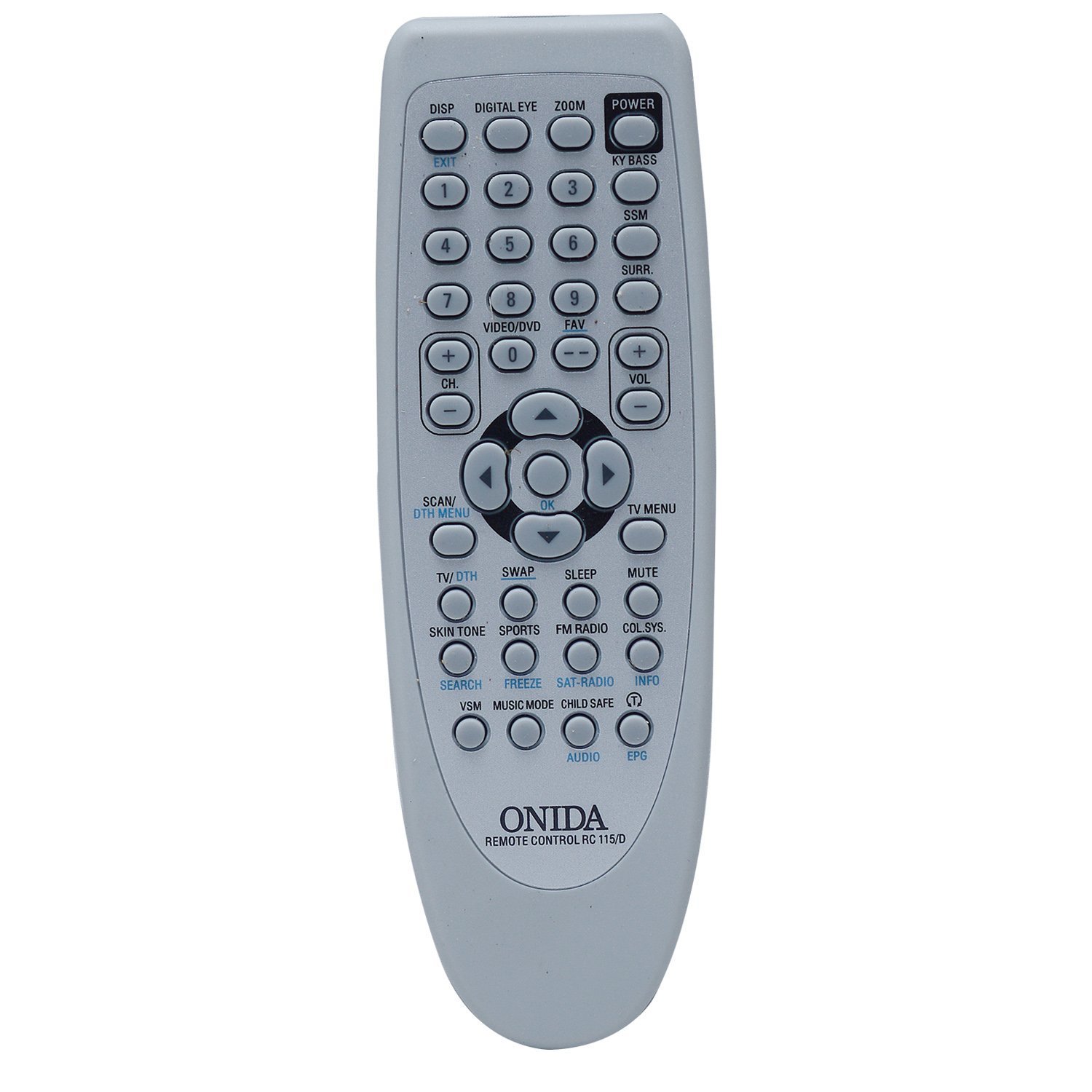 Buy Onida Remote Control for 115D and 115A for Television(White) Online