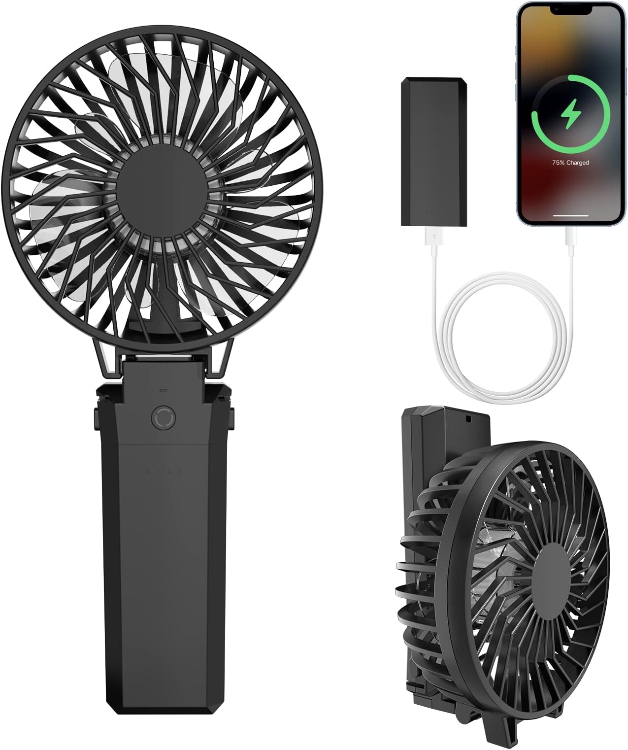 Mini-ventilator Jisulife Fan Life4 5000mAh met USB