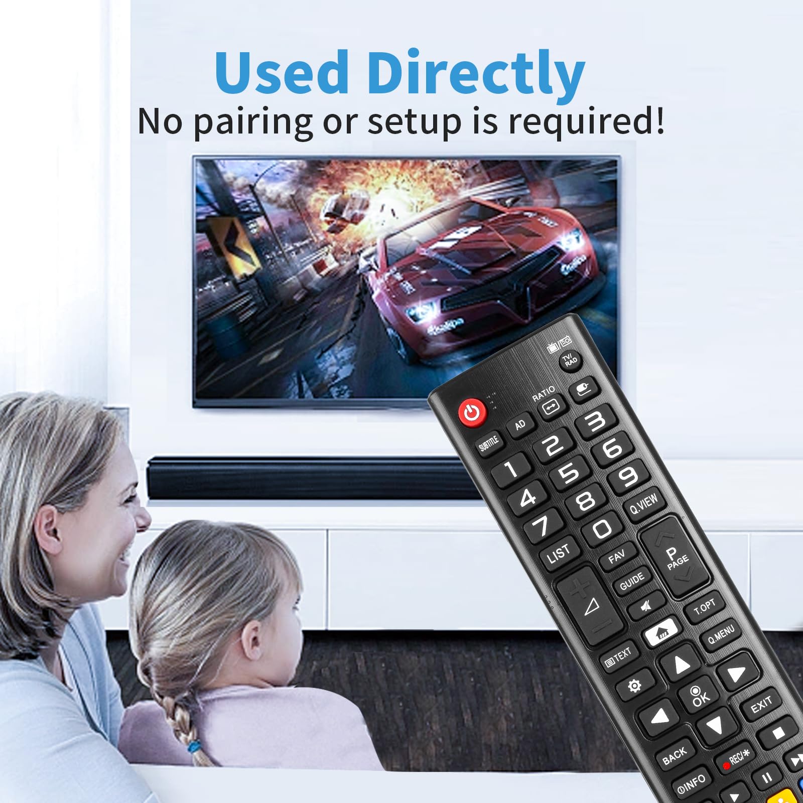 Télécommande AKB74475490 Compatible Avec LG TV 32LH510B