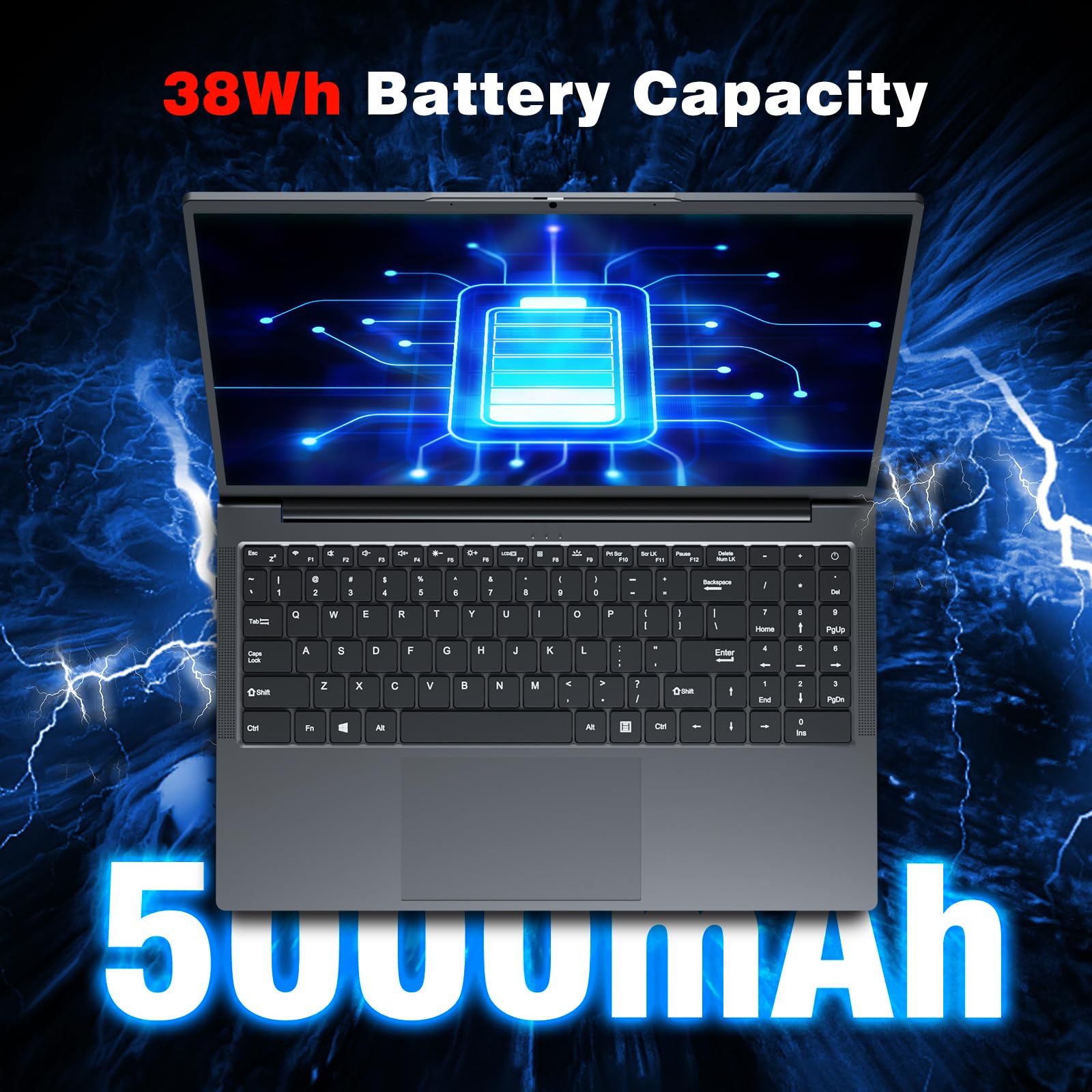 PC Portatile 15.6 Pollici, Win 11 Notebook Core I3-8100Y CPU, Notebook 16GB RAM 512GB SSD, Laptop 1080P IPS FHD Schermo, Portatile con Type-C+TF Card Slot+Mini HDMI+USB3.0+Mini-HDMI+BT5+Webcam+WIFI5